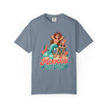 Mermaid Off Duty Tee | Cute Mermaid Beach Chair Shirt | Funny Vacation T-Shirt | Comfort Colors Watermelon