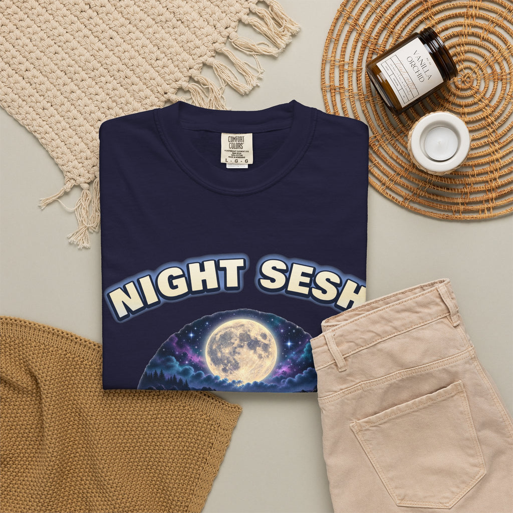 Otters Moon Bootleg Shirt | Night Sesh Funny Otter Tee | Comfort Colors T-Shirt