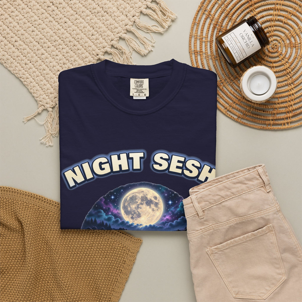 Otters Moon Bootleg Shirt | Night Sesh Funny Otter Tee | Comfort Colors T-Shirt
