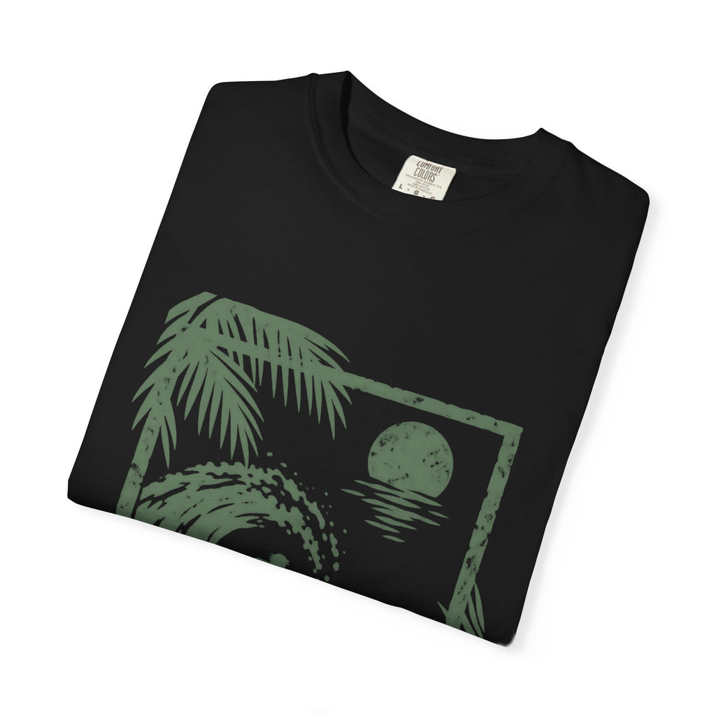 Out There Surfer Shirt | Framed Surf Wave Tee | Comfort Colors T-Shirt