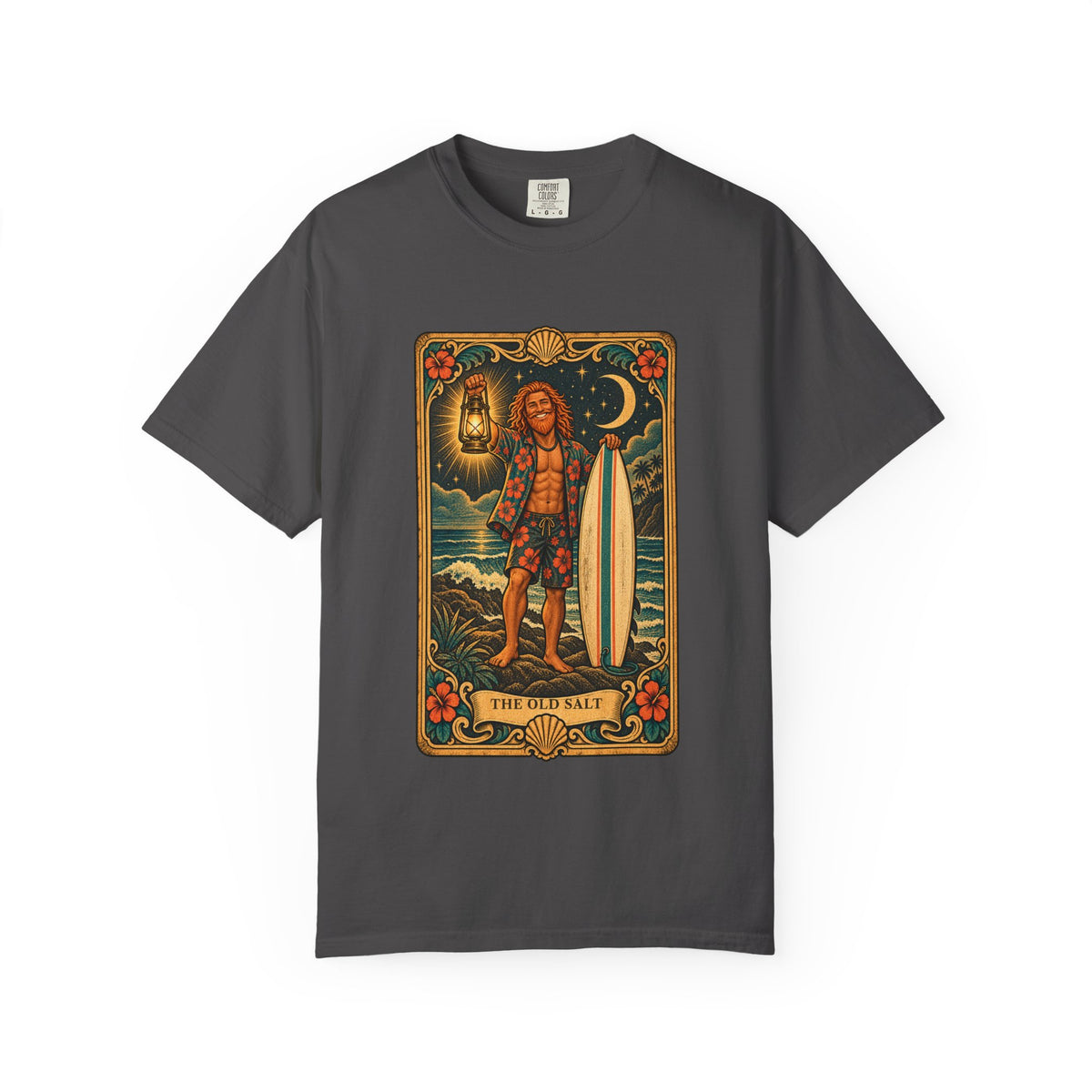 The Old Salt Tarot Card Shirt | Vintage Sailor Tarot Tee | Comfort Colors T-Shirt