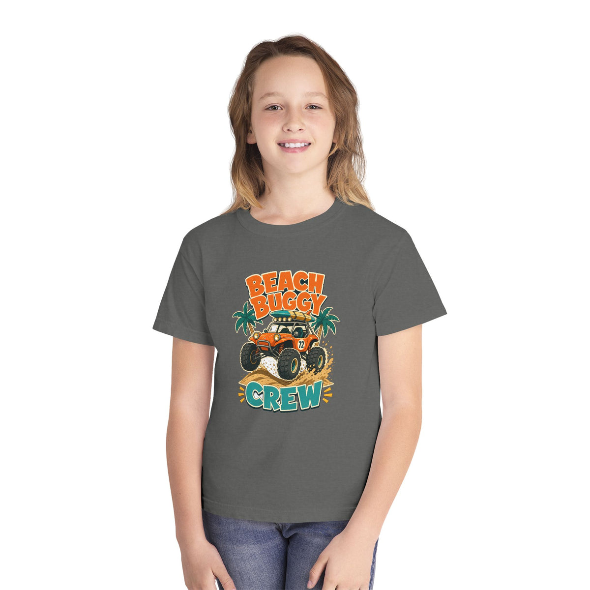Beach Buggy Crew Kids Tee | Beach Buggy Kids Shirt | Youth Beach T-Shirt | Surf Kid Gift