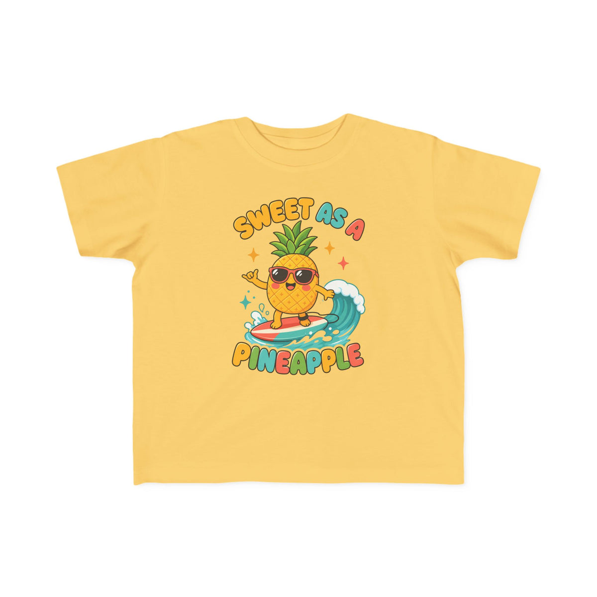 Sweet As A Pineapple Kids Tee | Pineapple Kids Shirt | Toddler Beach T-Shirt | Surf Kid Gift