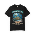 Sea Turtle Bootleg Shirt | Slow Ride Funny Turtle Tee | Comfort Colors T-Shirt