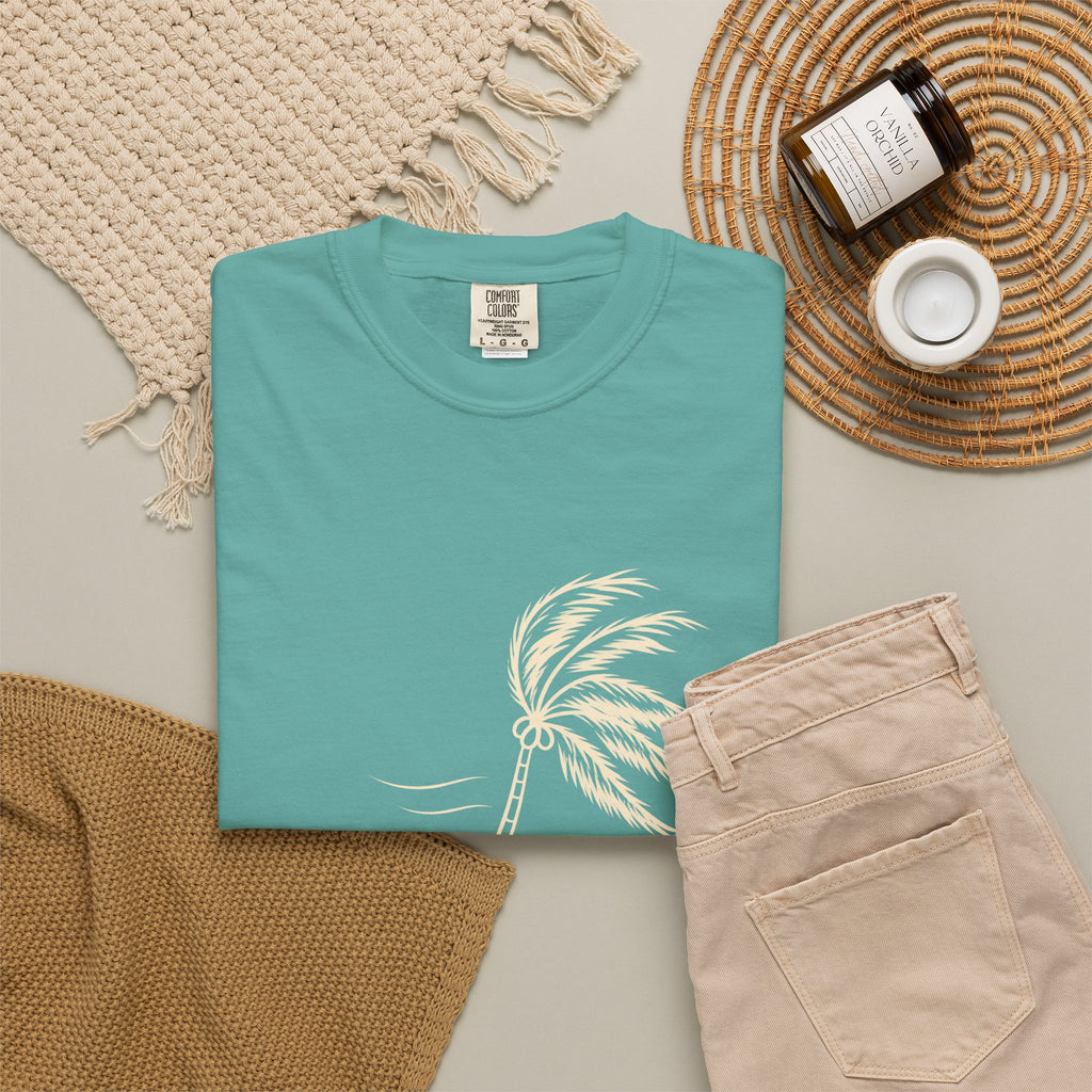 T-Shirt — Palm Tree "Bend Don’t Break" Graphic