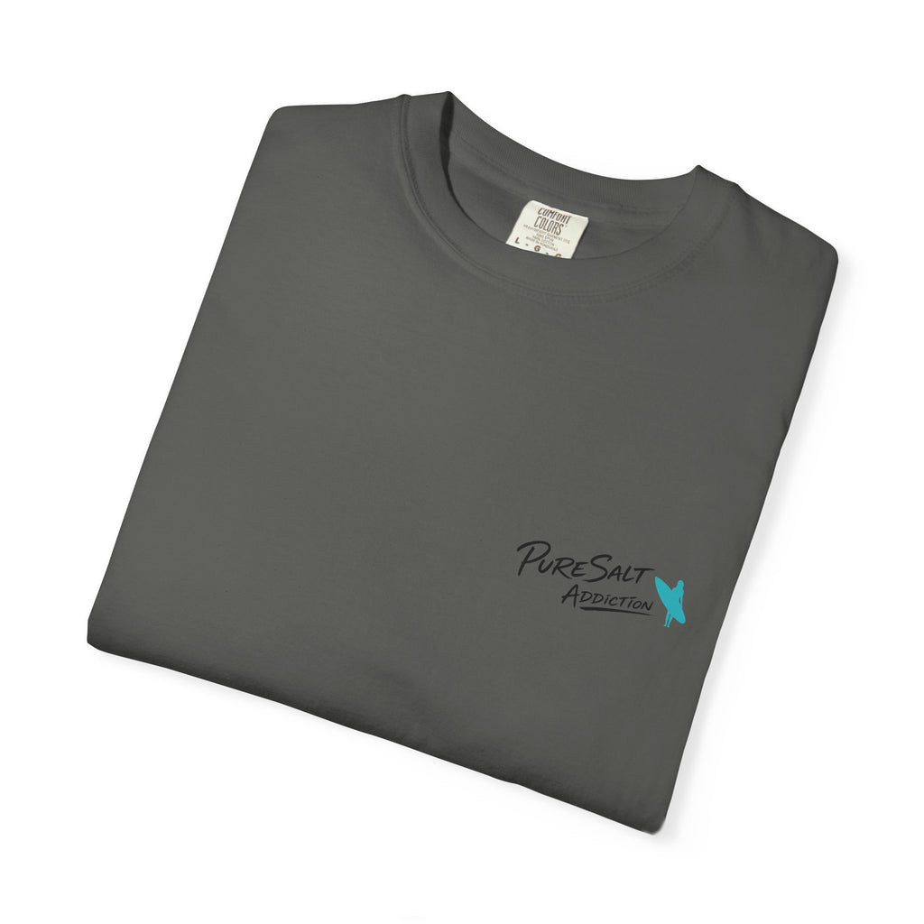 Salty Soul Surf Tee — Retro Beach Surfboard Anchor Graphic T-Shirt