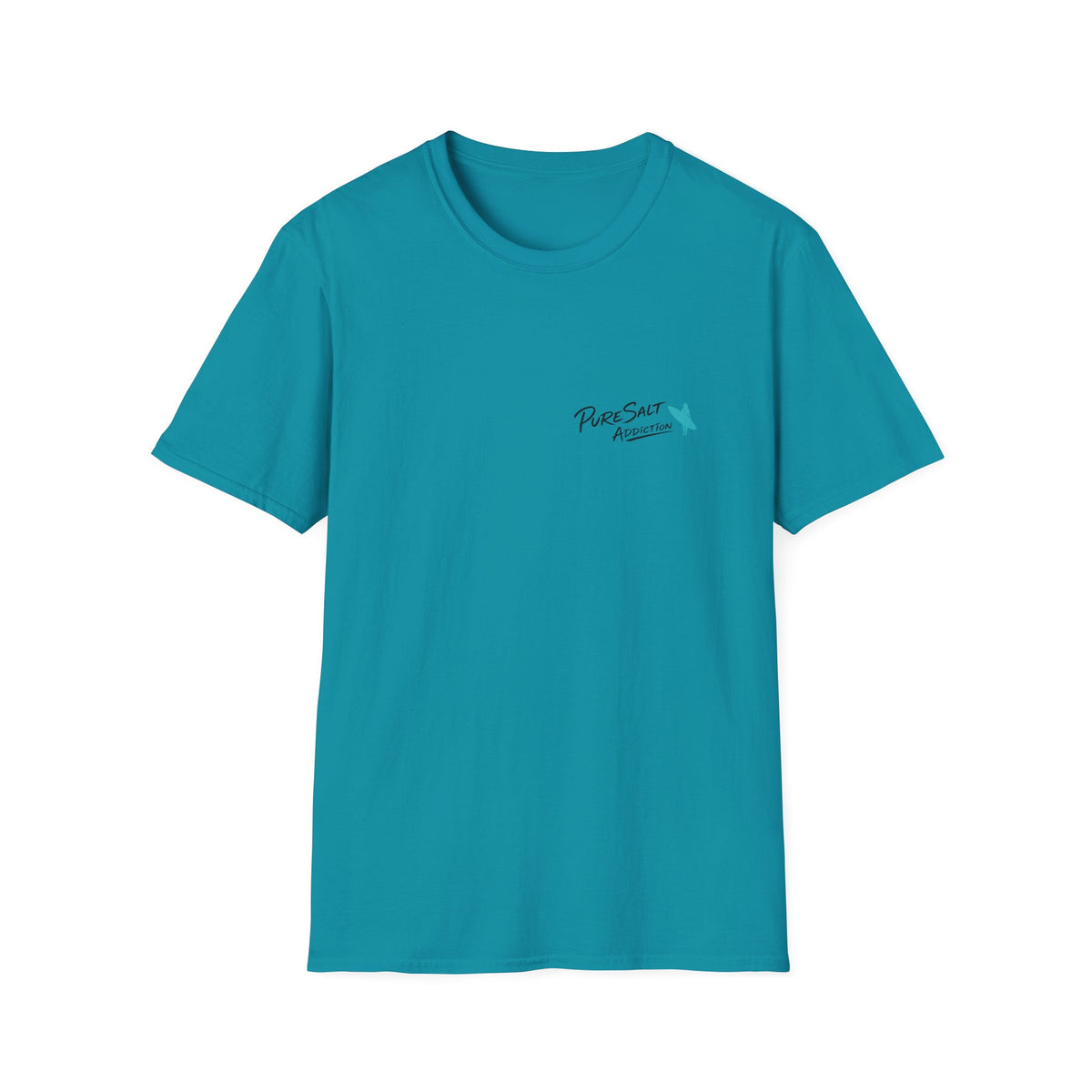 Salty Soul Sandy Toes Surf Tee - Bright Colours | Retro Old Surfer Back Print T-Shirt | Beach Gift