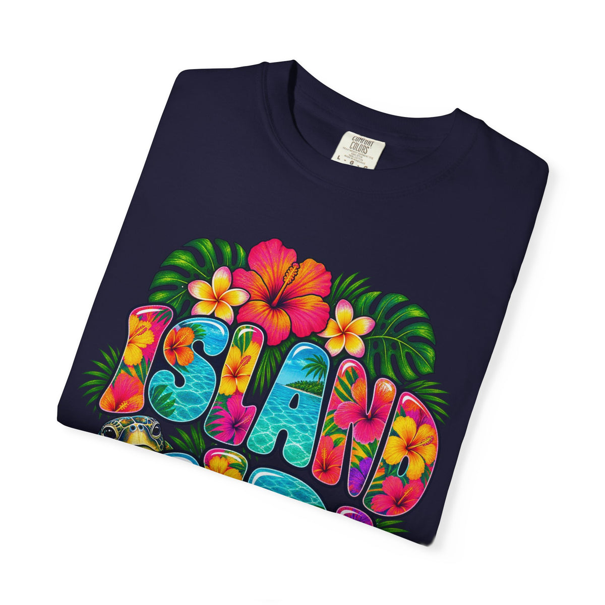 Island Girl Tee | Tropical Girl Shirt | Hibiscus Beach T-Shirt | Comfort Colors