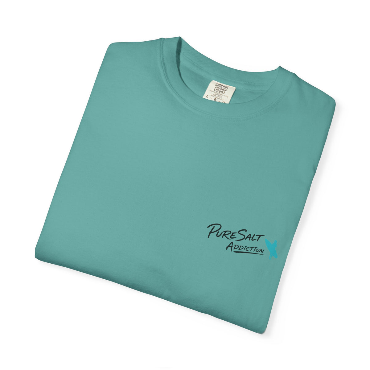 Just Chillin' Surf T-Shirt — Retro Beach Vibes with Guitarist Graphic
