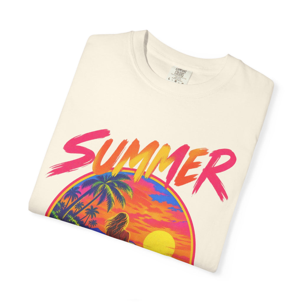 Summer Never Ends Tee | Retro Endless Summer Shirt | Tropical T-Shirt | Comfort Colors