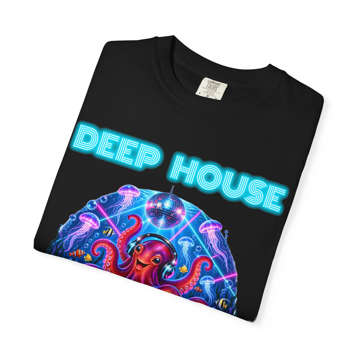 Octopus DJ Shirt | Deep House Rave Bootleg Tee | Comfort Colors T-Shirt