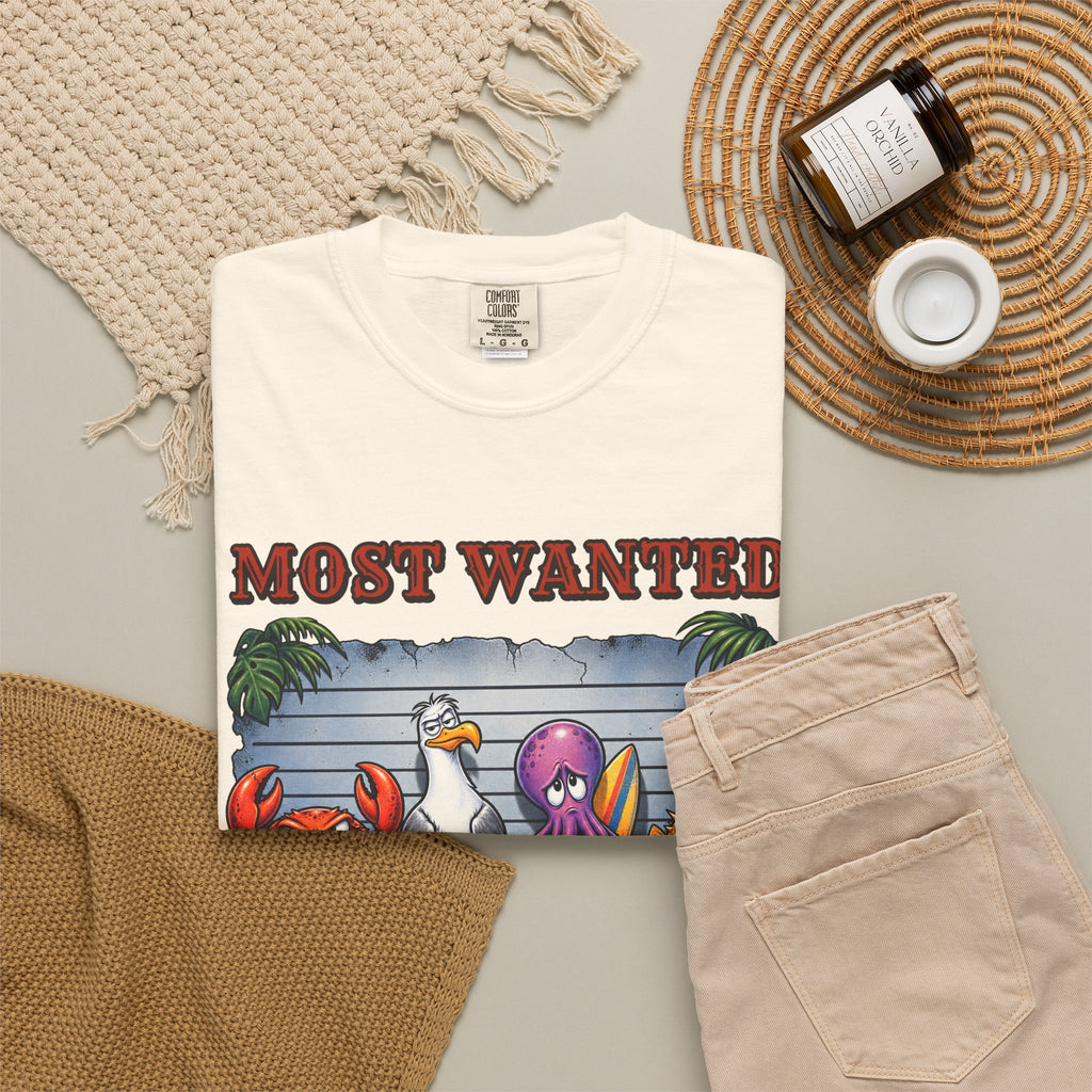Most Wanted Drop In Shirt | Funny Surf Wanted Poster Tee | Comfort Colors T-Shirt