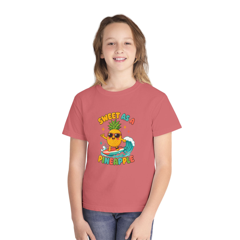 Sweet As A Pineapple Kids Tee | Pineapple Kids Shirt | Youth Beach T-Shirt | Surf Kid Gift