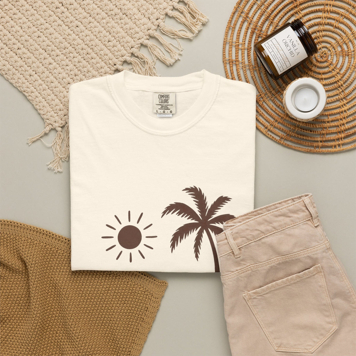 Slow Mornings Surf Shirt | Coffee And Surfboard Tee | Comfort Colors T-Shirt
