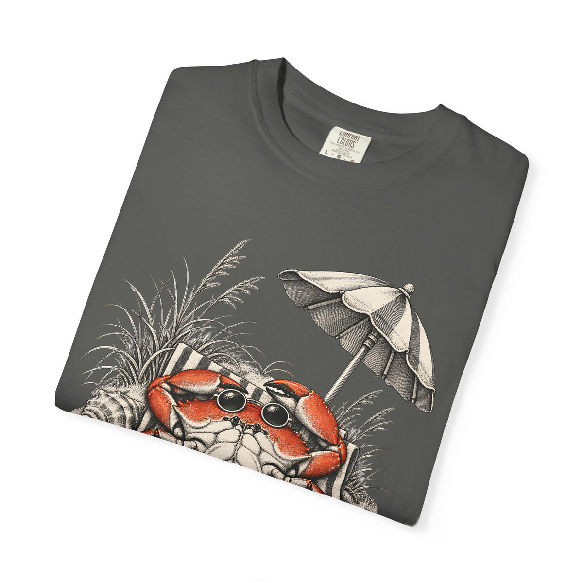 Sunburnt And Unbothered Crab Shirt | Funny Beach Crab Tee | Comfort Colors T-Shirt