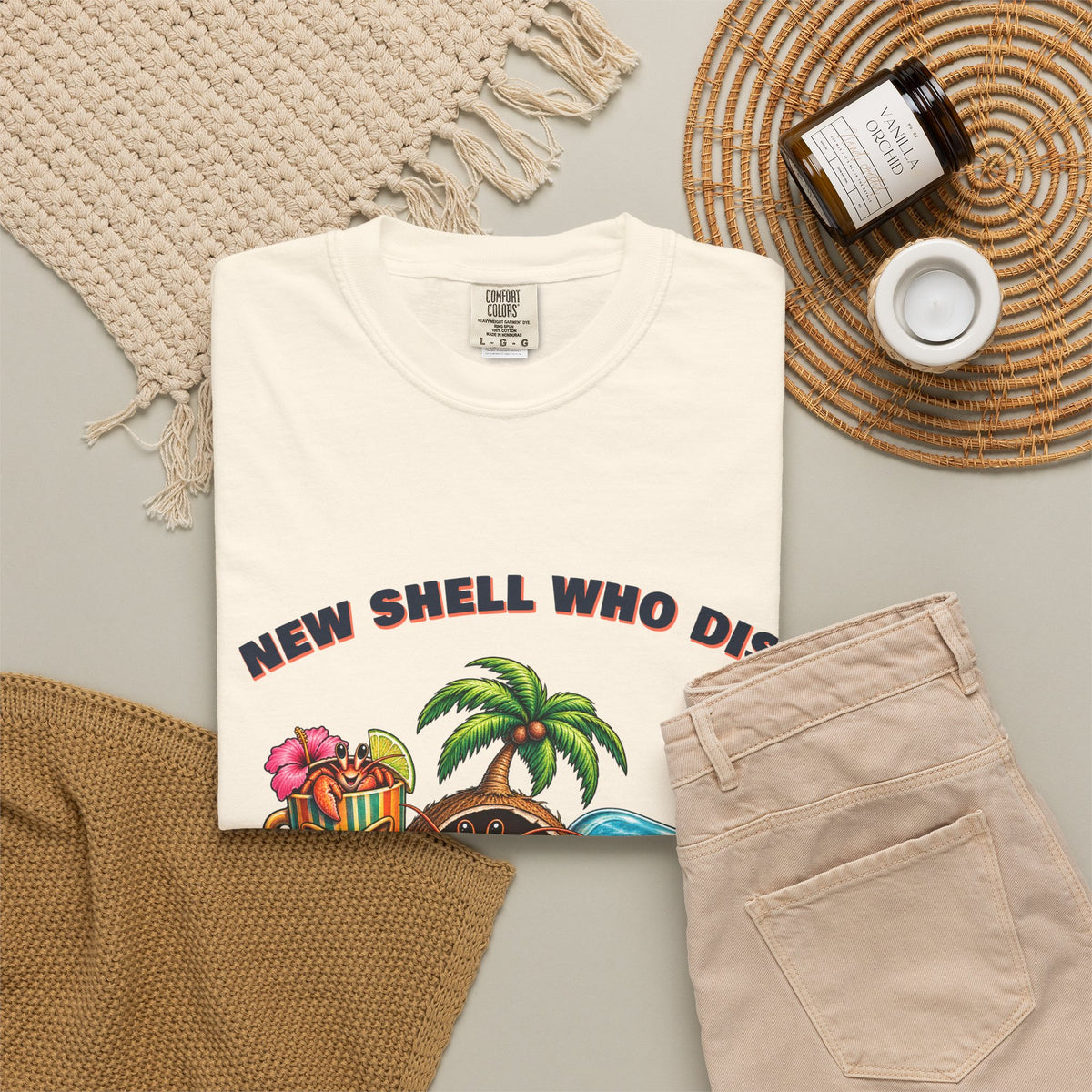 New Shell Who Dis Shirt | Funny Hermit Crab Tee | Comfort Colors T-Shirt