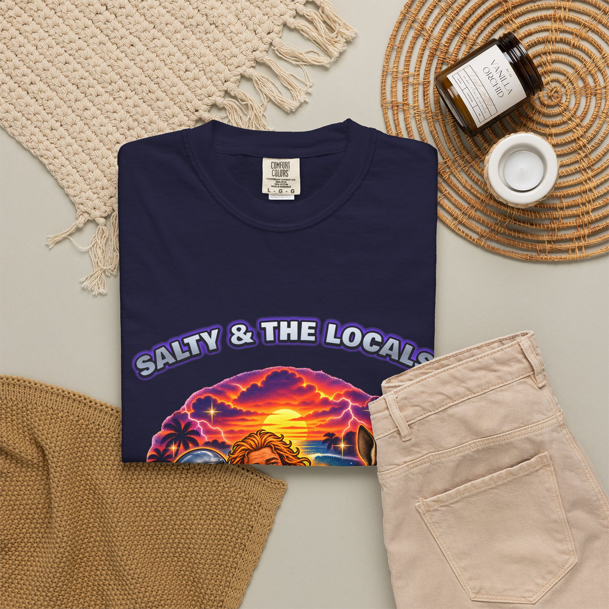 Salty And The Locals Tour Shirt | Reunion Tour Bootleg Tee | Comfort Colors T-Shirt