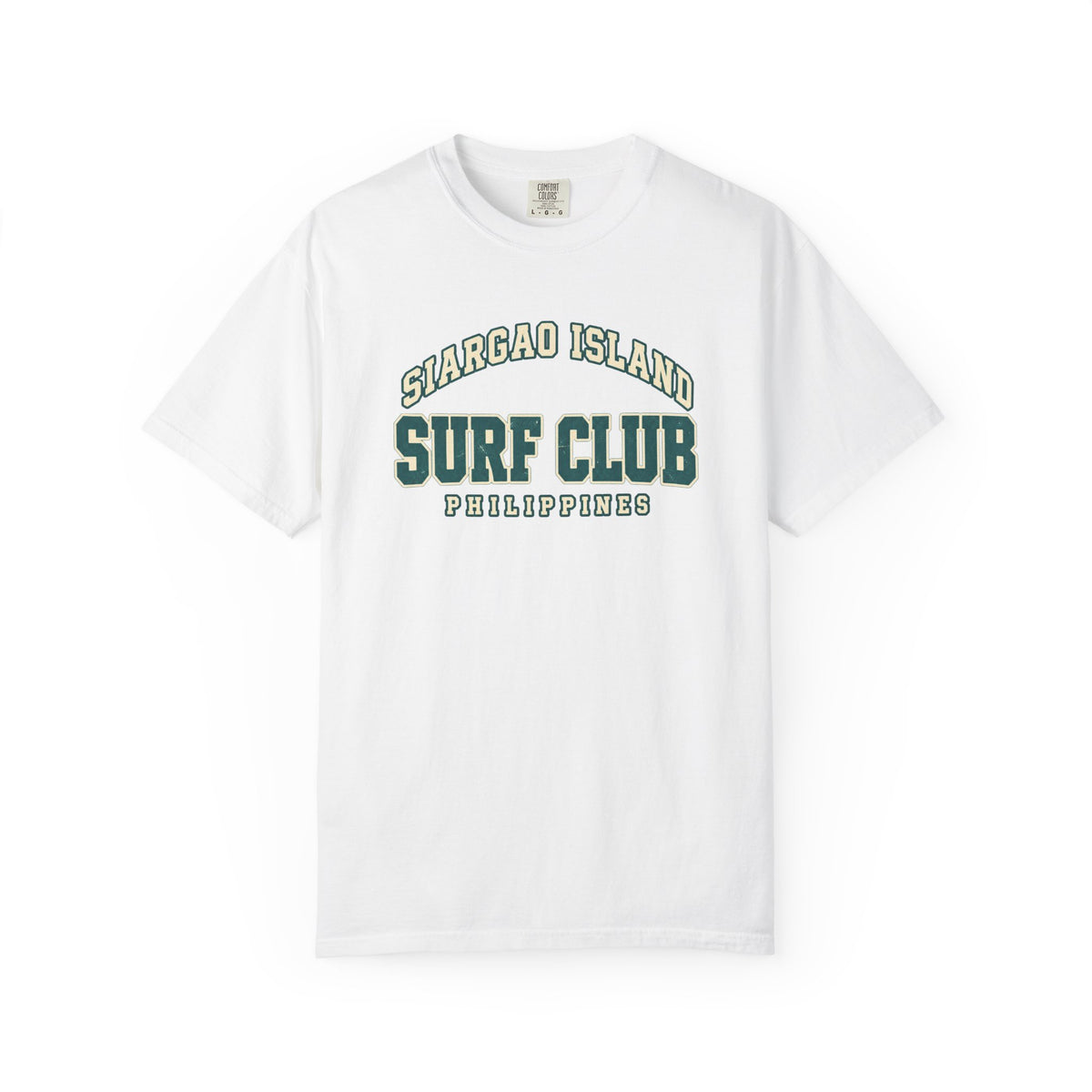 Siargao Island Surf Club Tee | Philippines Surf T-Shirt | Varsity Surf Shirt | Comfort Colors Travel Gift