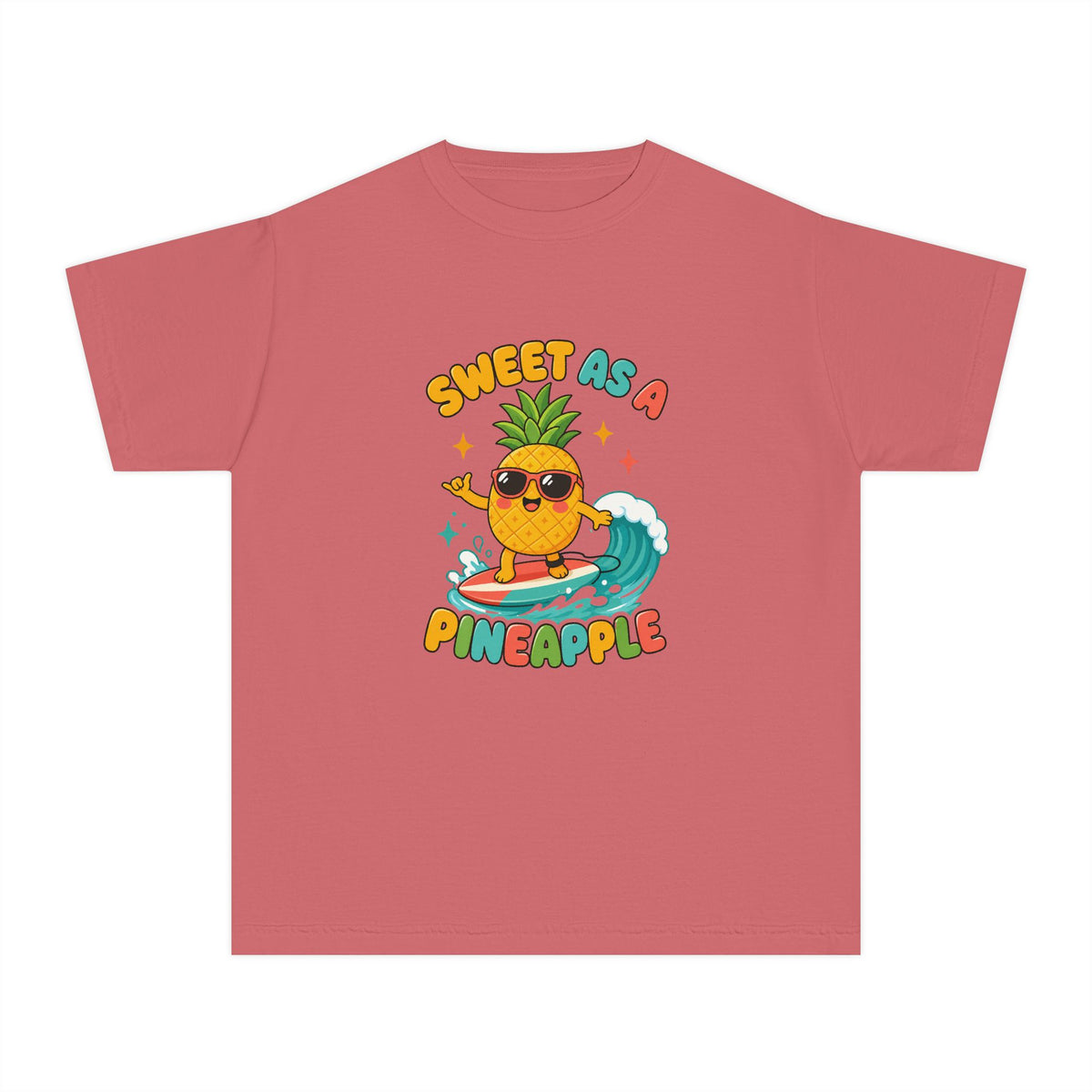 Sweet As A Pineapple Kids Tee | Pineapple Kids Shirt | Youth Beach T-Shirt | Surf Kid Gift