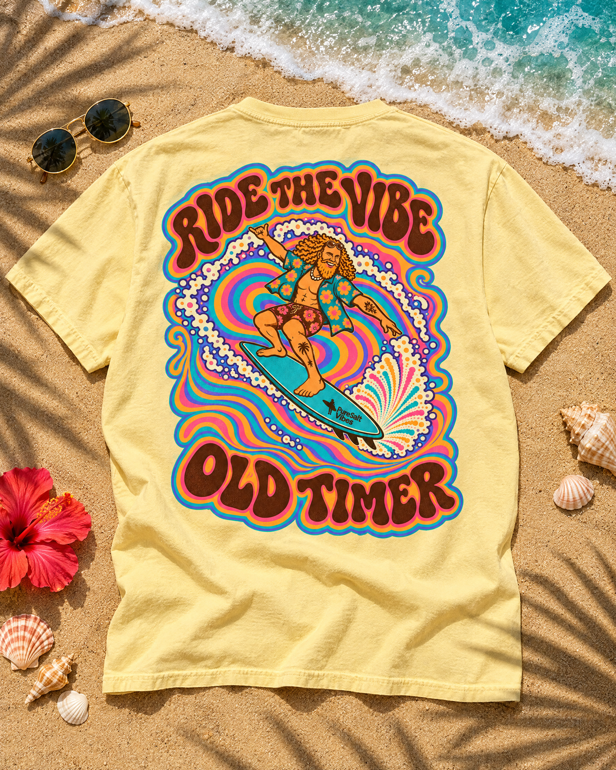 Ride the Vibe Old Timer T-Shirt
