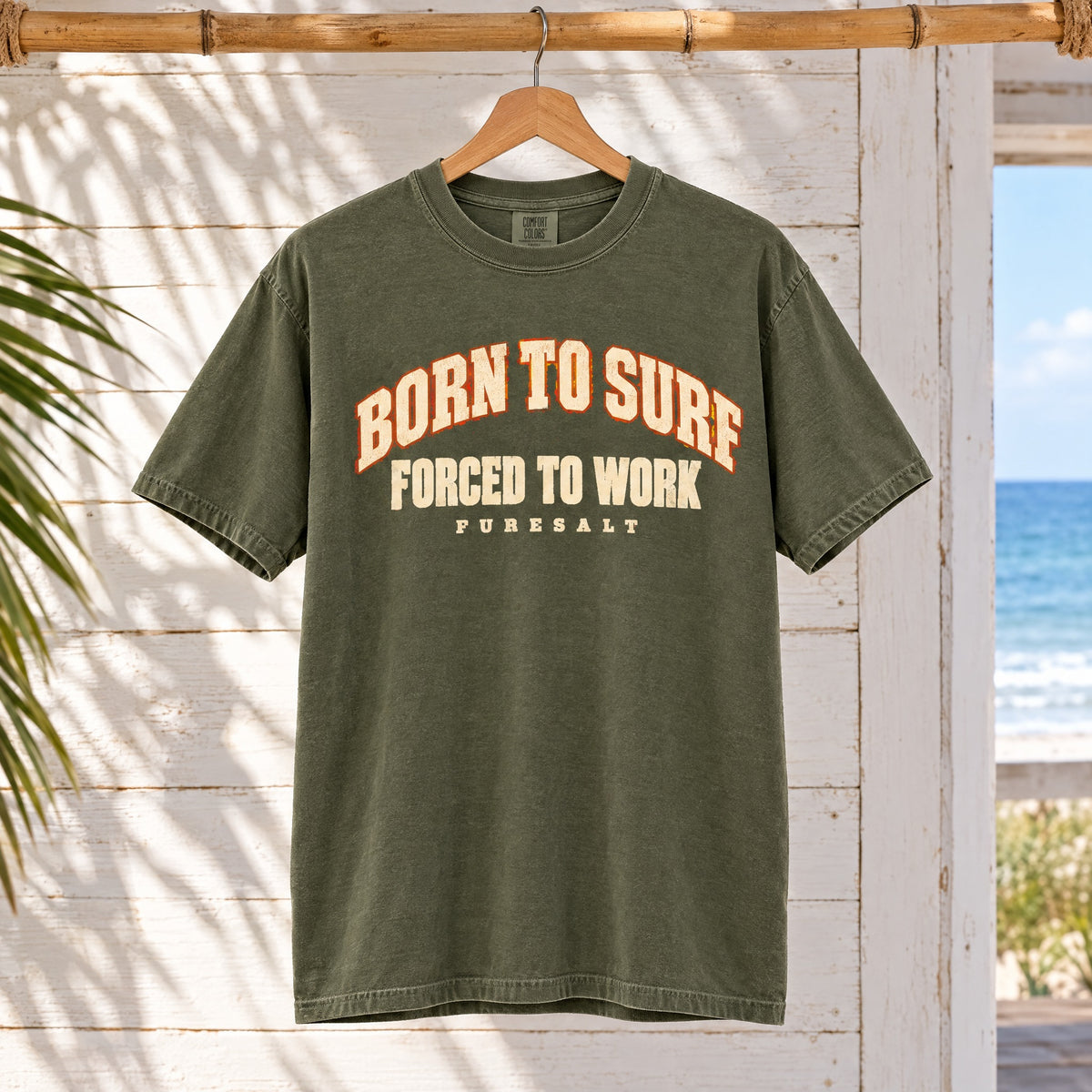 Born to Surf "Forced to Work" T-Shirt