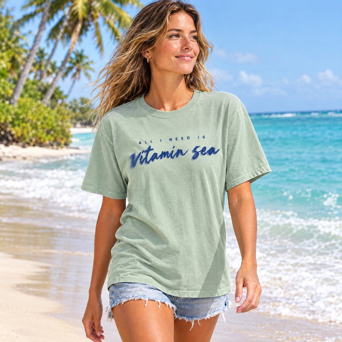 Vitamin Sea T-Shirt — Beachy Summer Graphic Tee