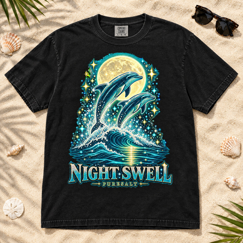 Night Swell Dolphin T-Shirt