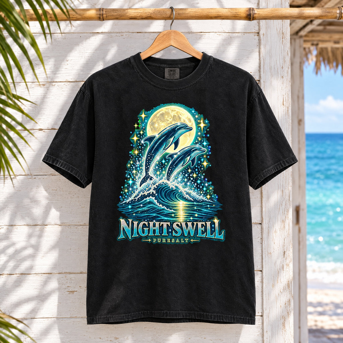 Night Swell Dolphin T-Shirt
