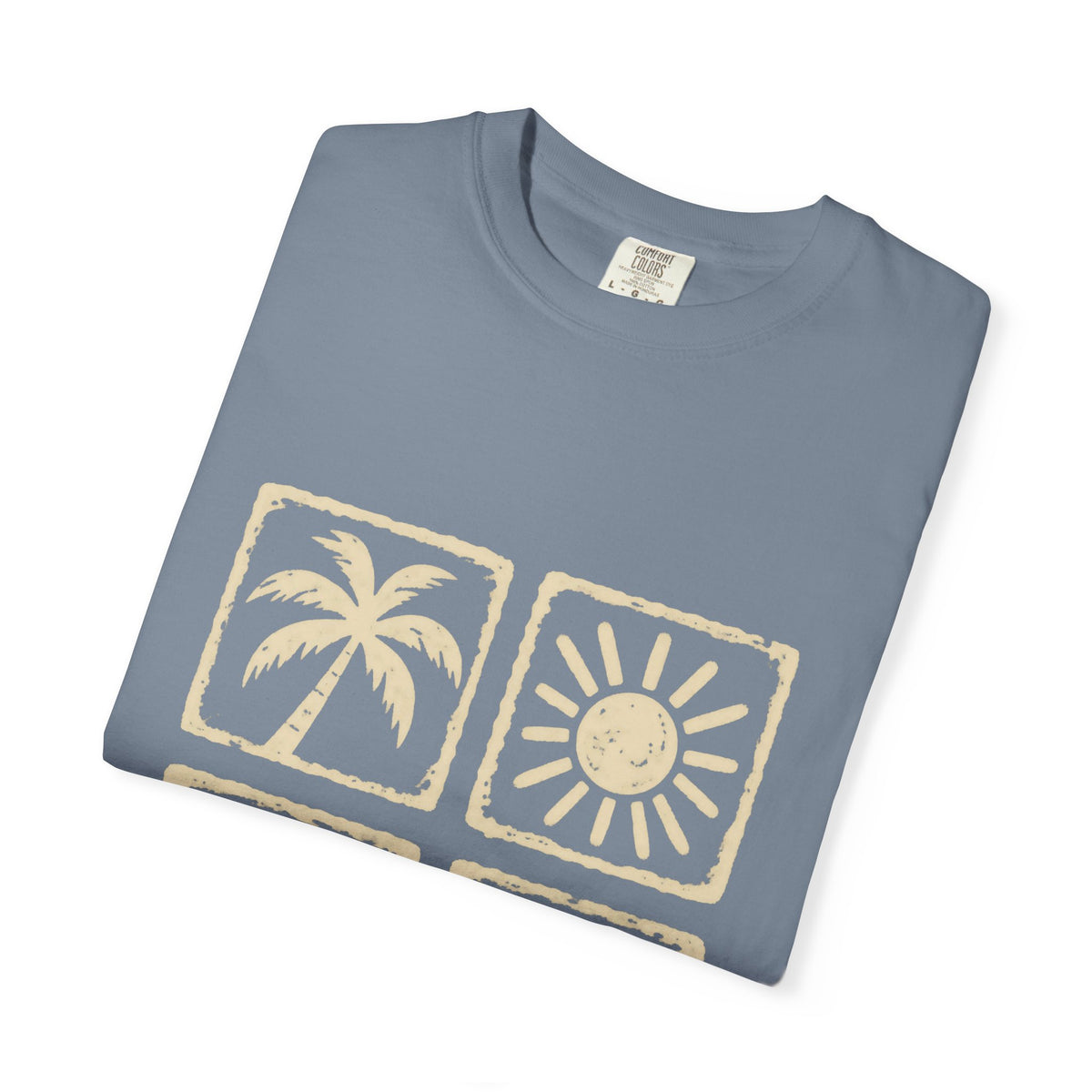 Good Days Stamp Shirt | Mini Beach Badges Tee | Comfort Colors T-Shirt