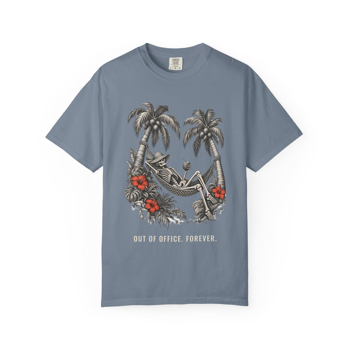 Out Of Office Forever Shirt | Funny Retirement Beach Tee | Comfort Colors T-Shirt