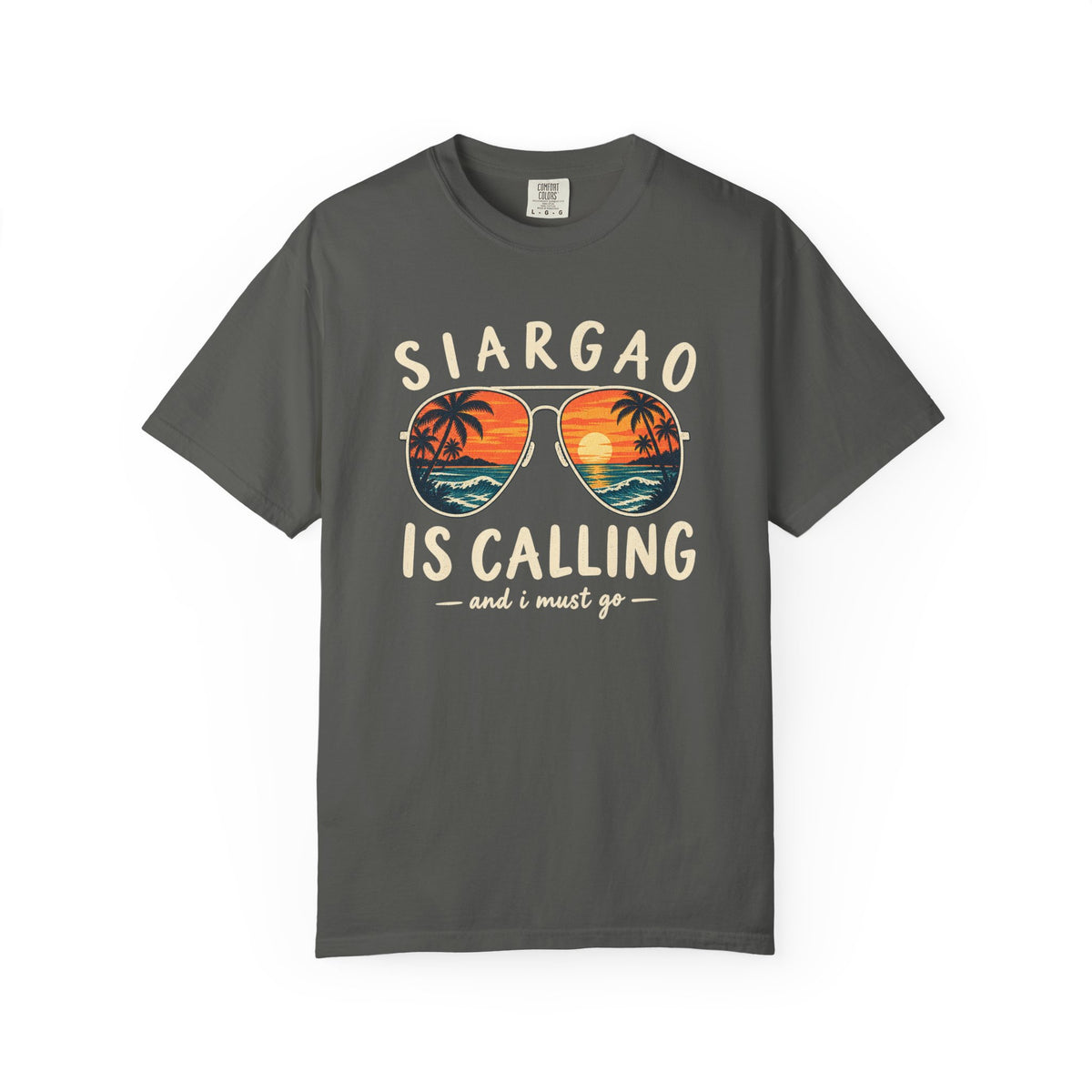 Siargao Is Calling Tee | Philippines Surf Shirt | Retro Sunglasses T-Shirt | Comfort Colors Gift