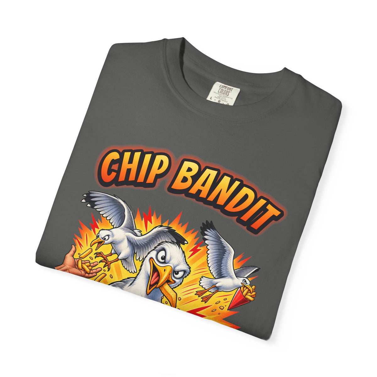 Seagull Chip Bandit Shirt | Funny Aussie Beach Tee | Comfort Colors T-Shirt