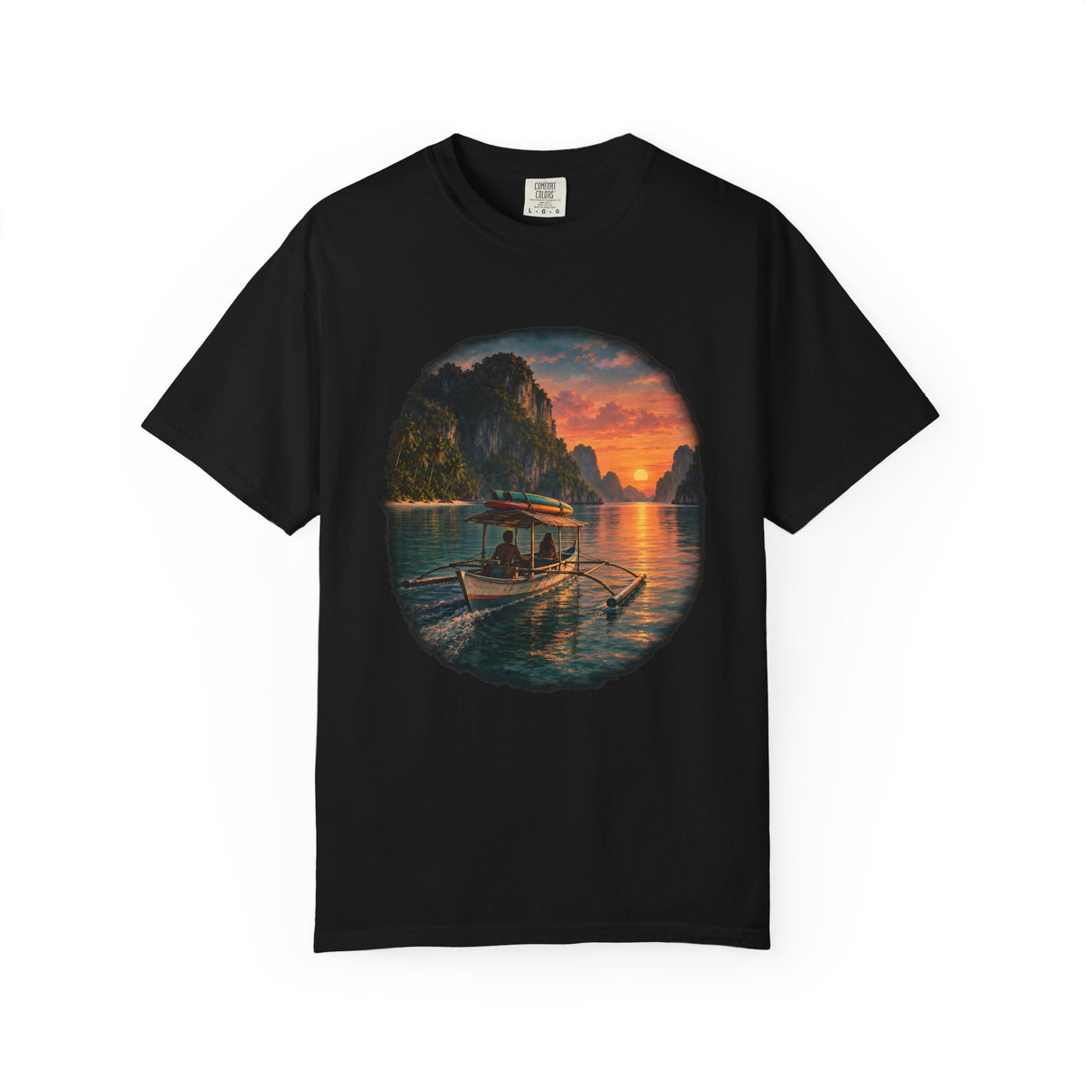 Island Bangka Boat Shirt | Vintage Philippines Tee | Comfort Colors T-Shirt
