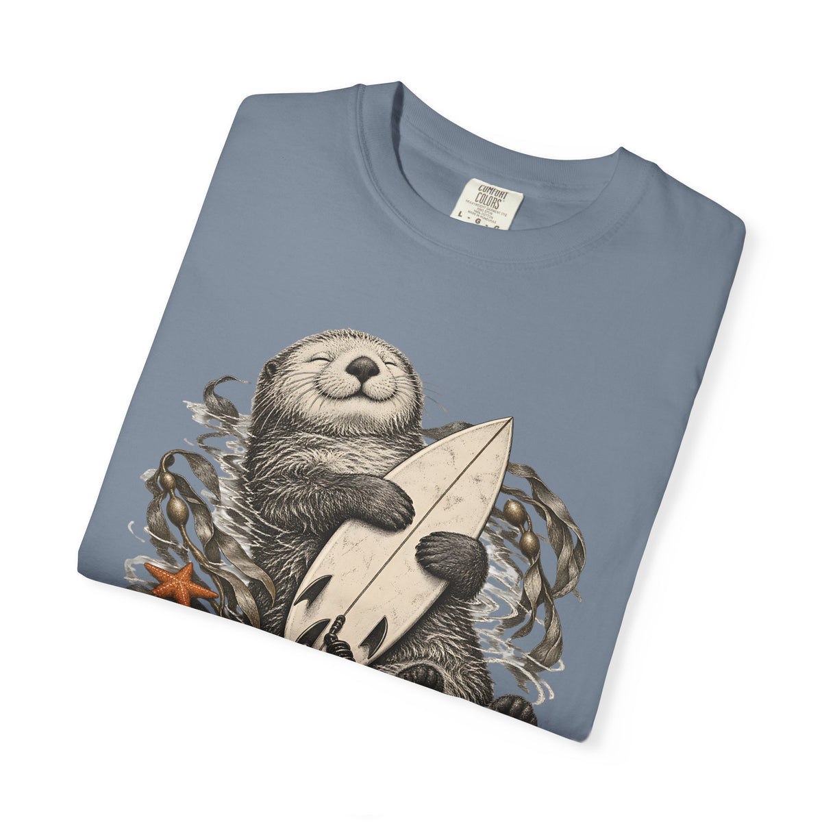 Emotionally Attached Otter Shirt | Cute Otters Holding Hands Tee | Comfort Colors T-Shirt