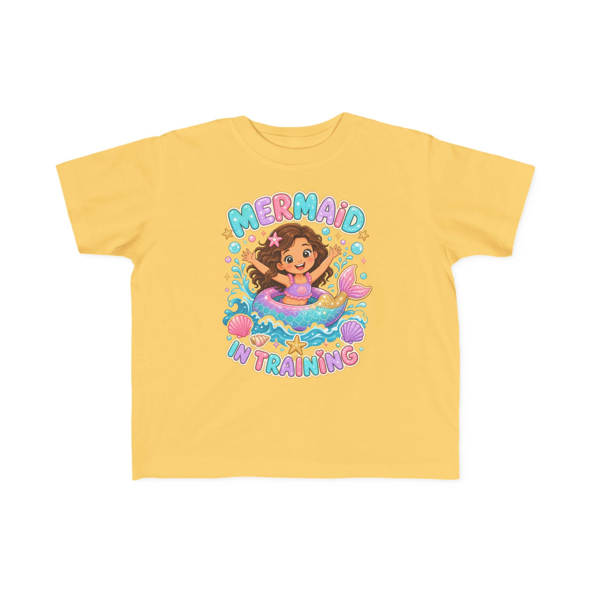 Mermaid In Training Kids Tee | Mermaid Kids Shirt | Toddler Beach T-Shirt | Surf Kid Gift