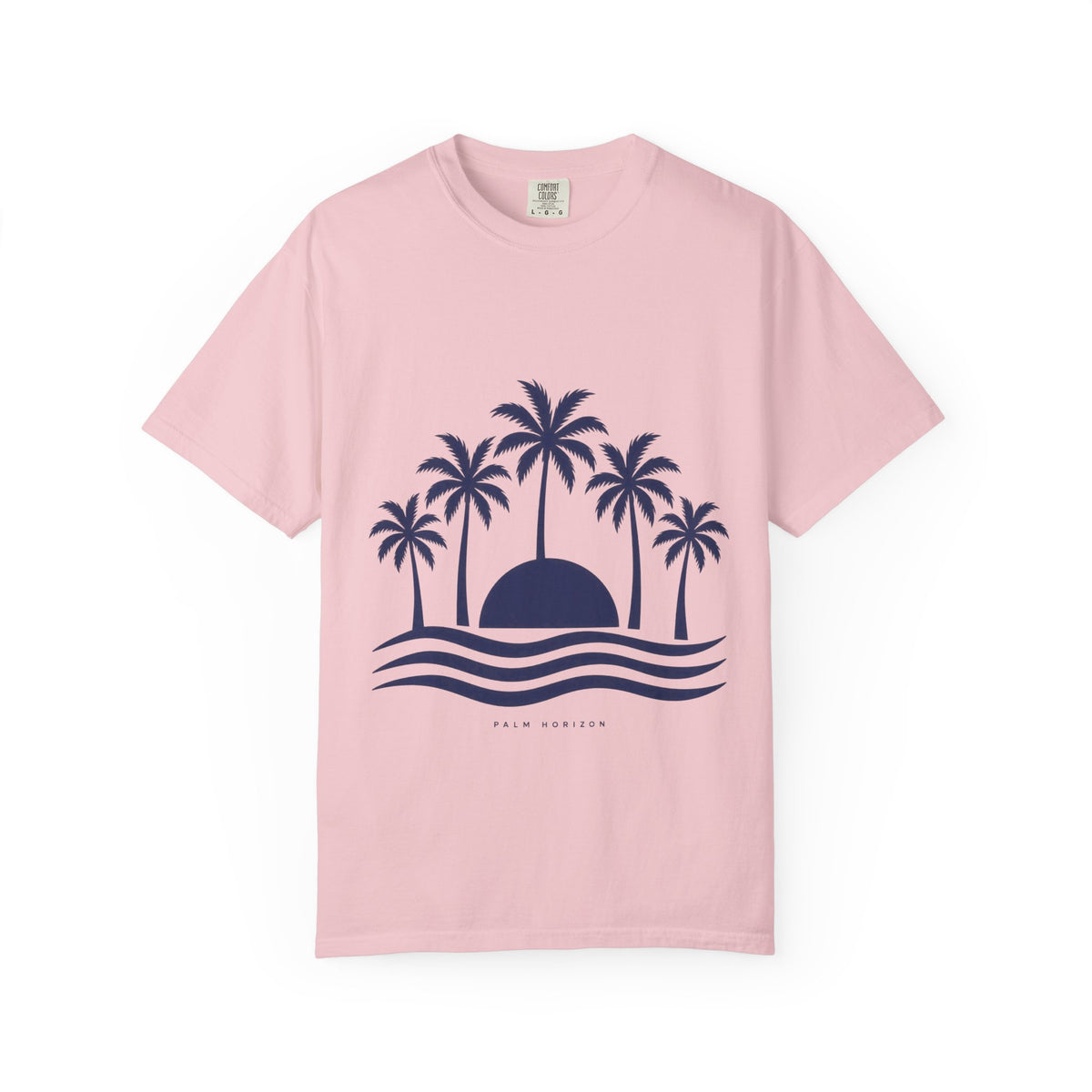 Palm Horizon Shirt | Minimal Sunset Palms Tee | Comfort Colors T-Shirt