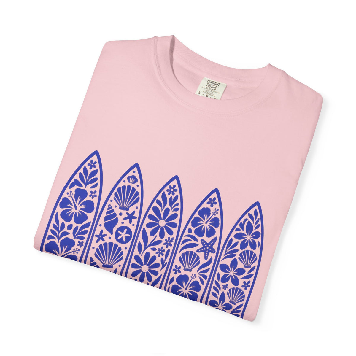 Bloom And Board Shirt | Floral Surfboards Tee | Comfort Colors T-Shirt