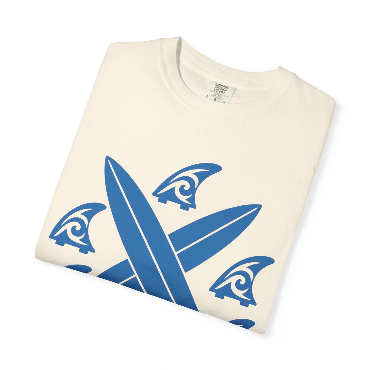 Fin Club Surf Shirt | Tribal Surf Fins Varsity Tee | Comfort Colors T-Shirt