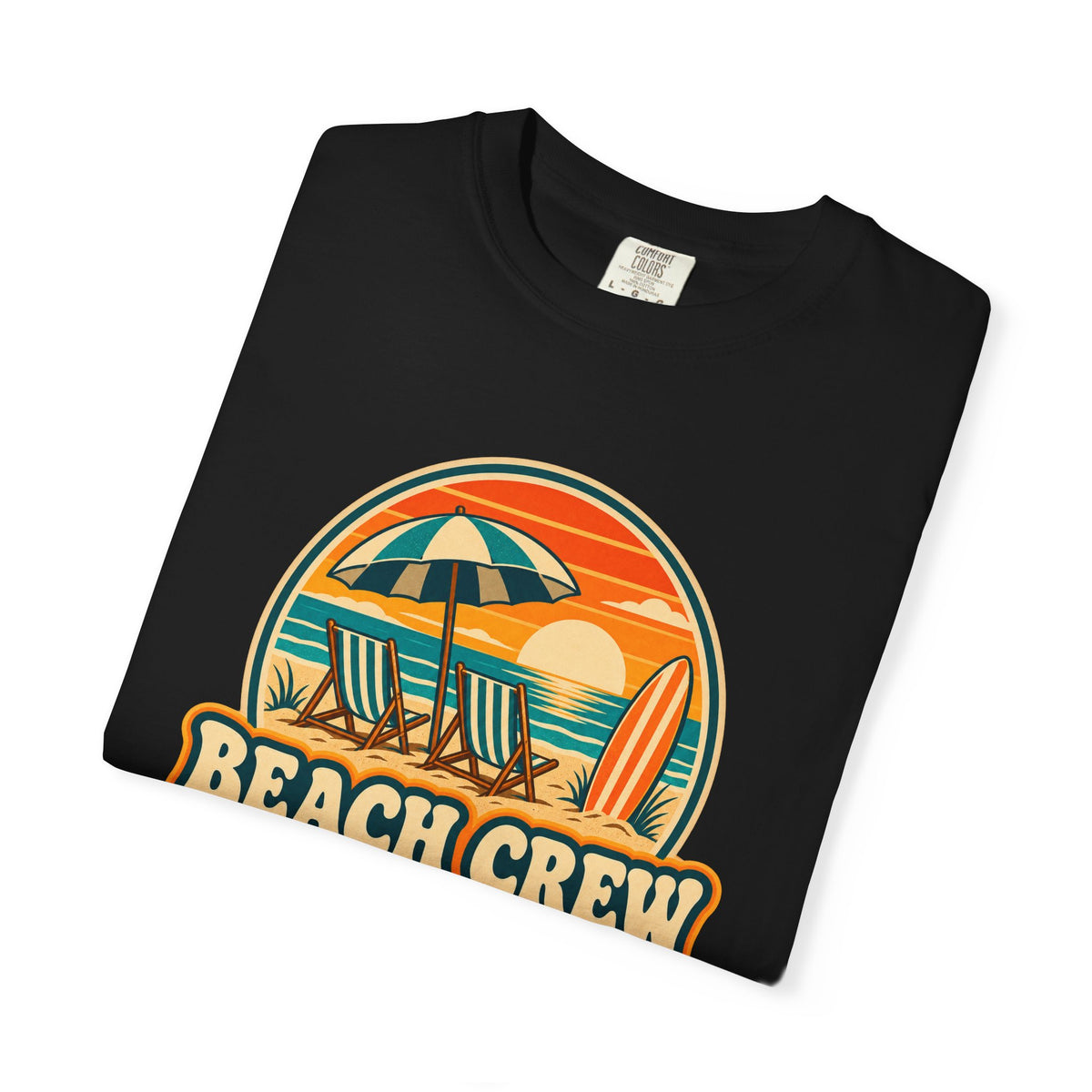 Beach Crew 2027 Tee | Matching Family Vacation Shirt | Group Beach Trip T-Shirt | Comfort Colors White