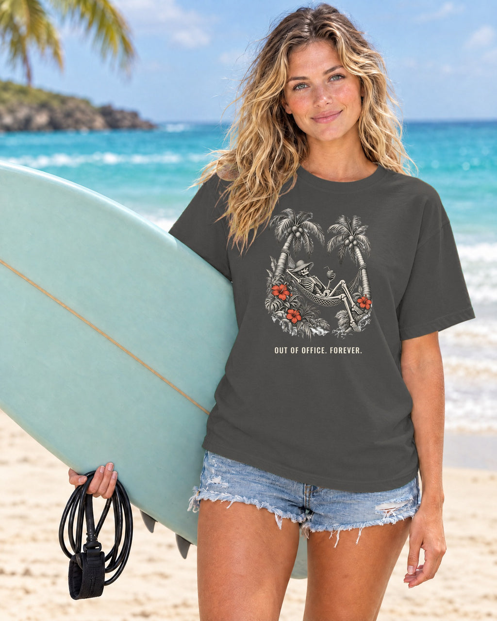 Out Of Office Forever Shirt | Funny Retirement Beach Tee | Comfort Colors T-Shirt