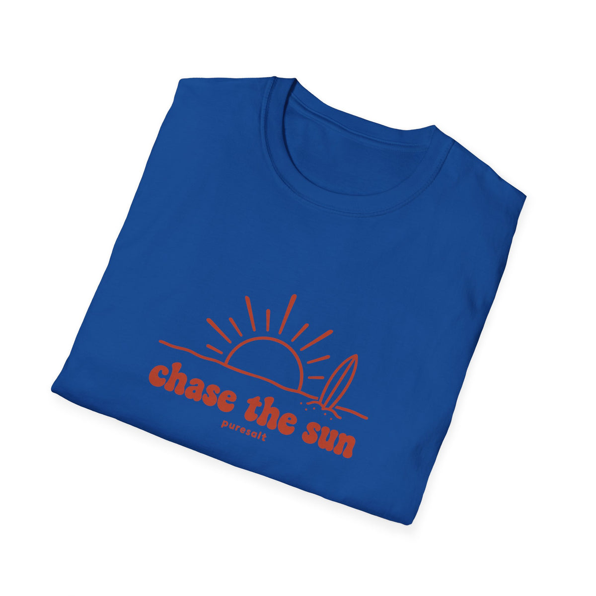 Chase the Sun Surf T-Shirt — Retro Beach Graphic Tee