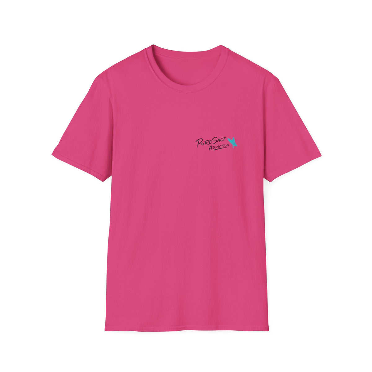 Salty Soul Sandy Toes Surf Tee - Bright Colours | Retro Old Surfer Back Print T-Shirt | Beach Gift