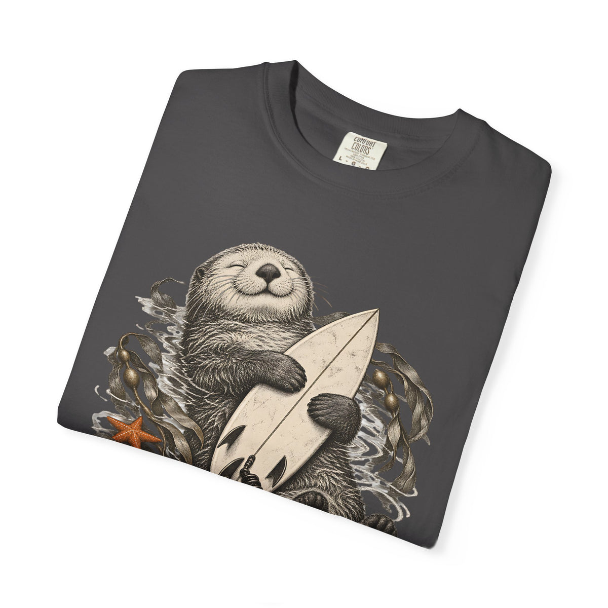 Emotionally Attached Otter Shirt | Cute Otters Holding Hands Tee | Comfort Colors T-Shirt