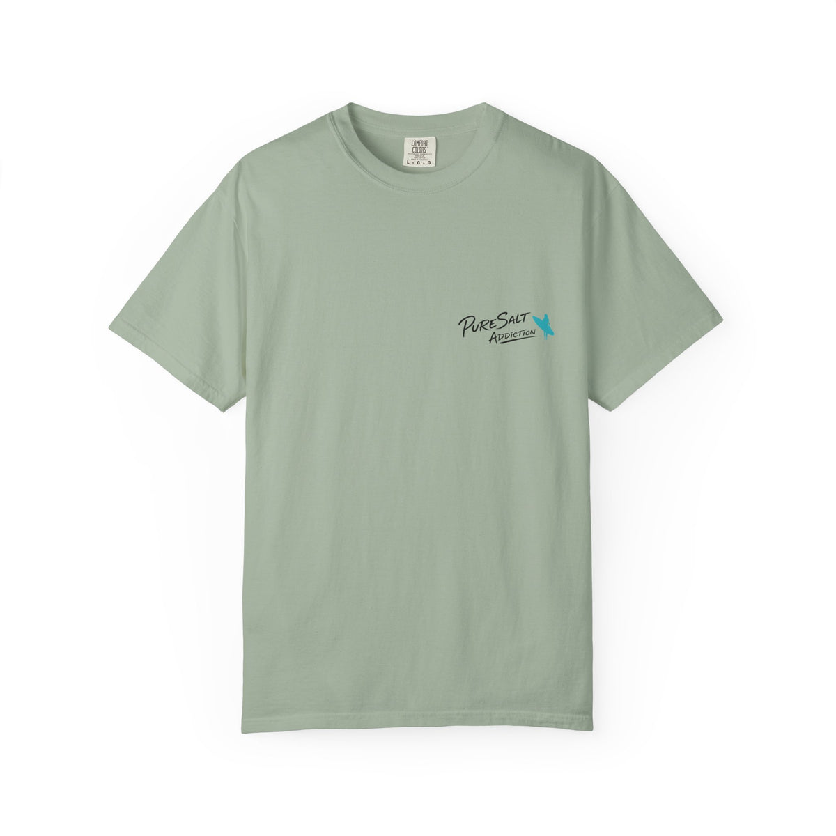 Surf Vintage T-Shirt — "Old Salty Surf Co. Est. Low Tide" Retro Beach Tee
