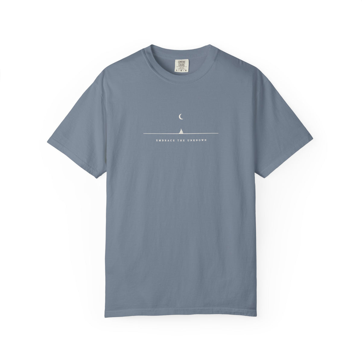 Embrace The Unknown Tee | Minimal Sailboat Shirt | Inspirational Ocean T-Shirt | Comfort Colors