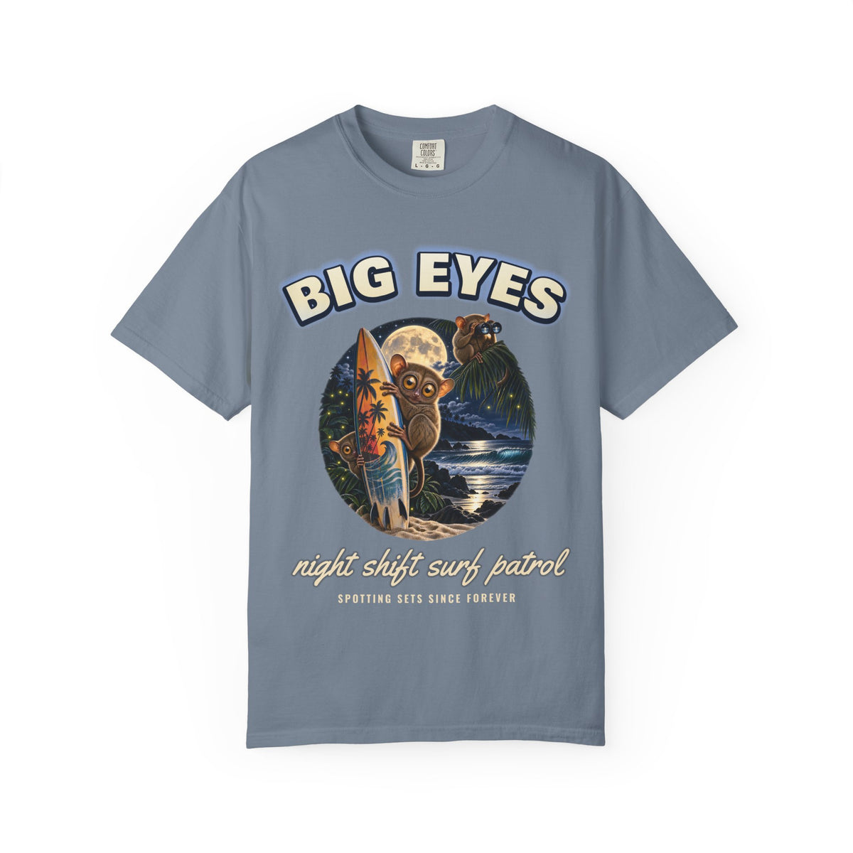 Tarsier Big Eyes Shirt | Philippines Night Surf Tee | Comfort Colors T-Shirt