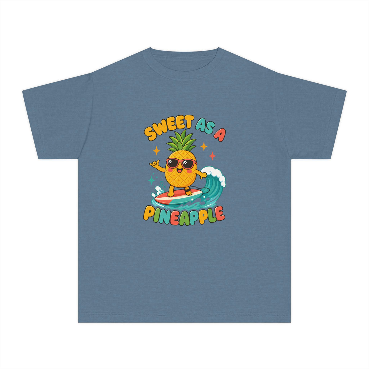 Sweet As A Pineapple Kids Tee | Pineapple Kids Shirt | Youth Beach T-Shirt | Surf Kid Gift