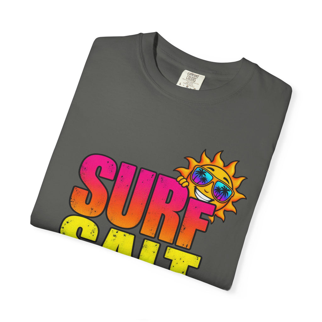 Surf Salt Soul Tee | Retro Surf Graphic Shirt | Colorful Beach T-Shirt | Comfort Colors