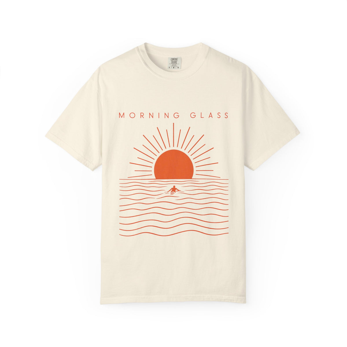 Morning Glass Surf Shirt | Sunrise Paddle Out Tee | Comfort Colors T-Shirt