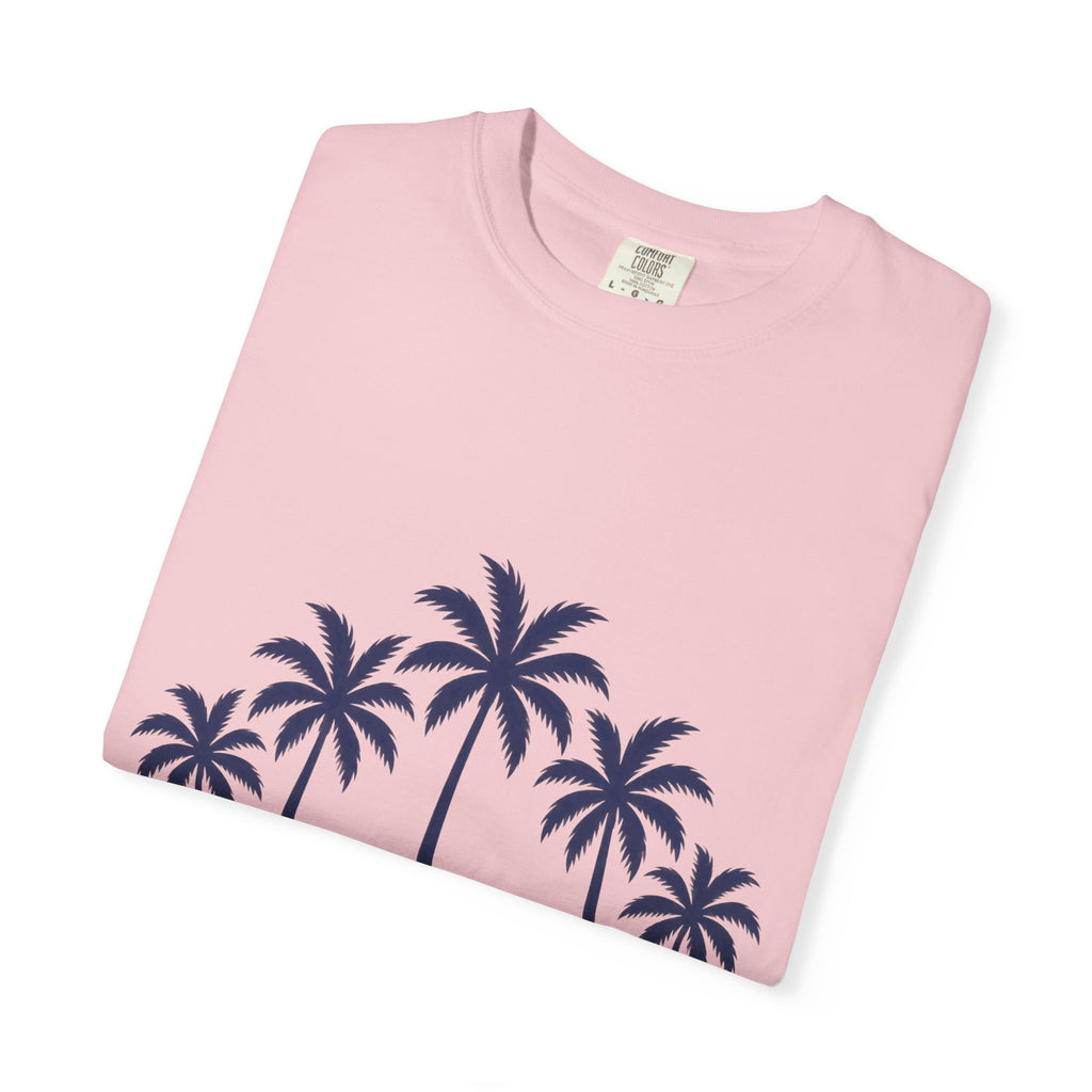 Palm Horizon Shirt | Minimal Sunset Palms Tee | Comfort Colors T-Shirt